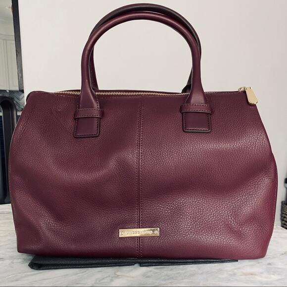 VINCE CAMUTO Jess Satchel in Burgundy - Picture 4 of 9